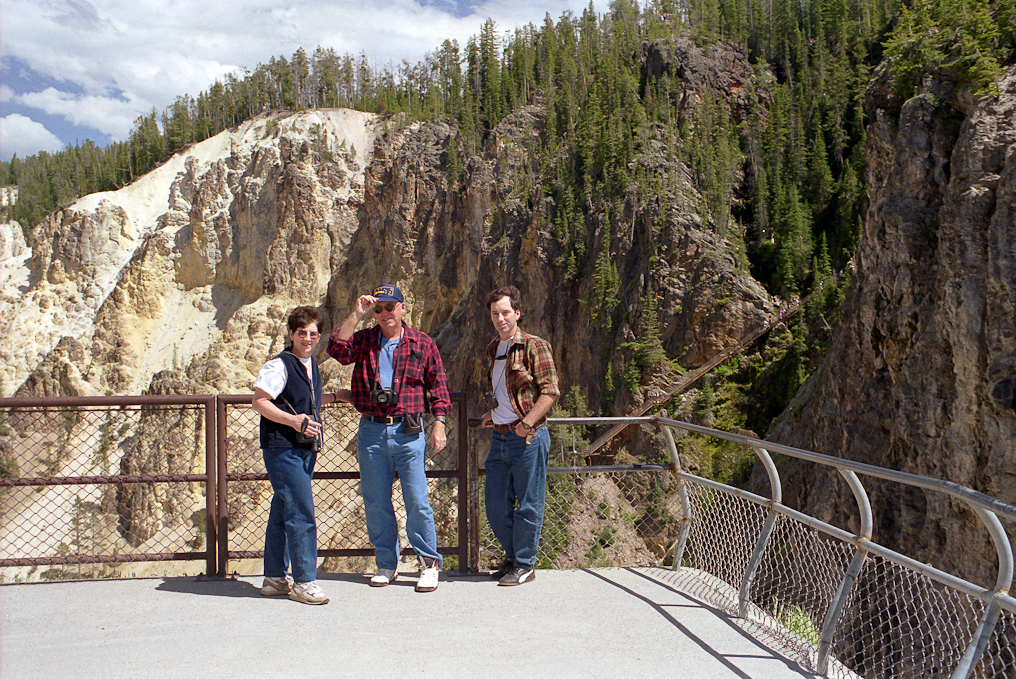    Brink of the Lower Falls, Yellowstone National Park