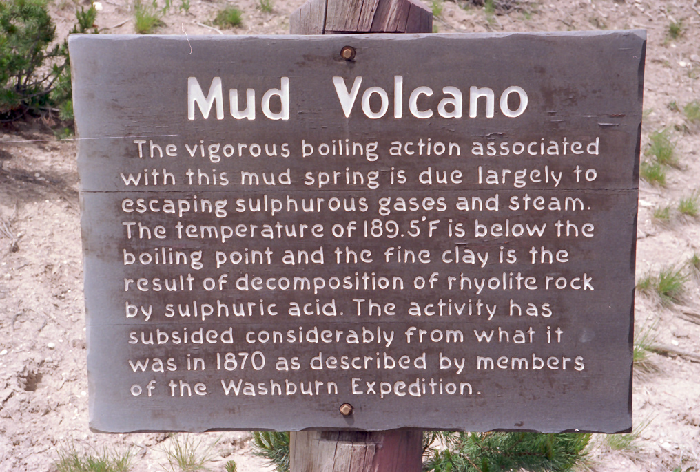    Mud Volcano Area, Yellowstone National Park