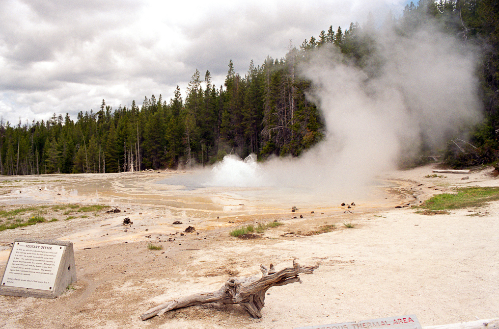 Solitary Geyser   Upper Geyser Basin, Yellowstone National Park