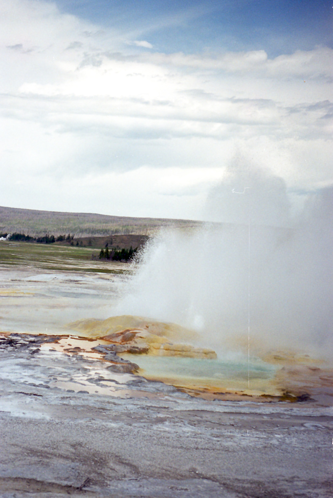 Clepsydra Geyser   Midway Geyser Basin, Yellowstone National Park