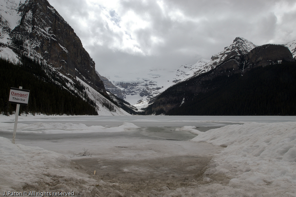 Snowy Lake Louise   Lake Louise, Banff National Park, Albert, Canada