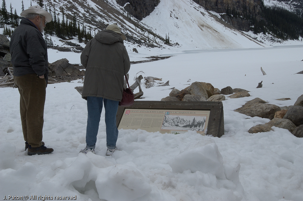 Deep Snow at Moraine Lake   Moraine Lake, Banff National Park, Albert, Canada