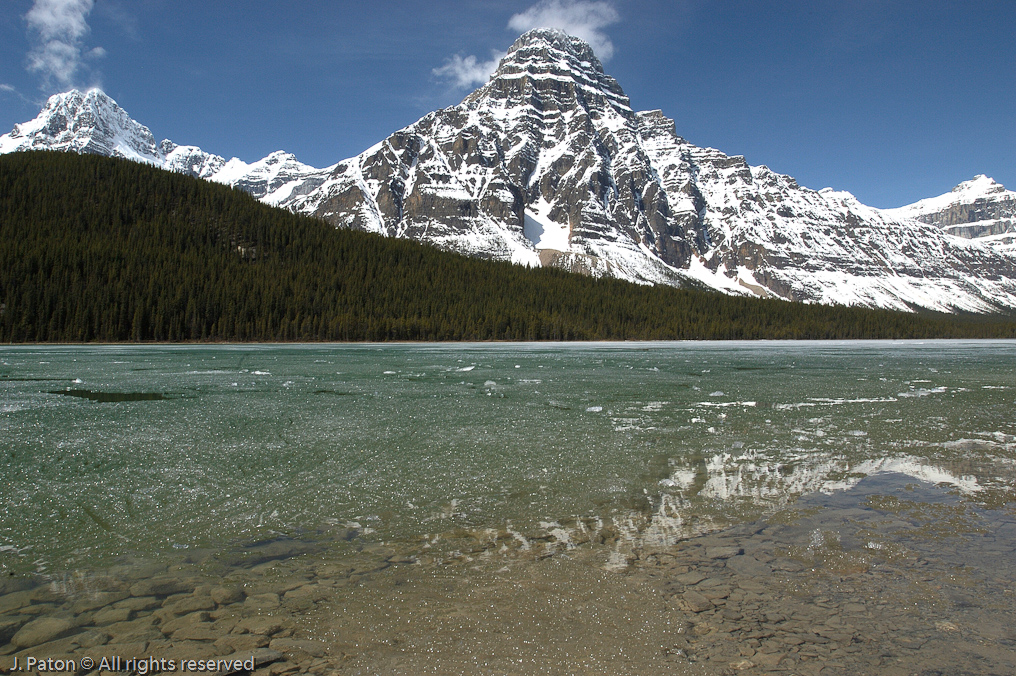 Ice Breaking Up   Icefield Parkway, Banff National Park, Alberta Canada