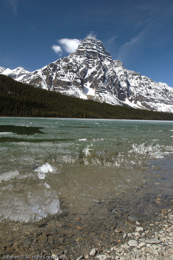 Ice Breaking Up   Icefield Parkway, Banff National Park, Alberta Canada