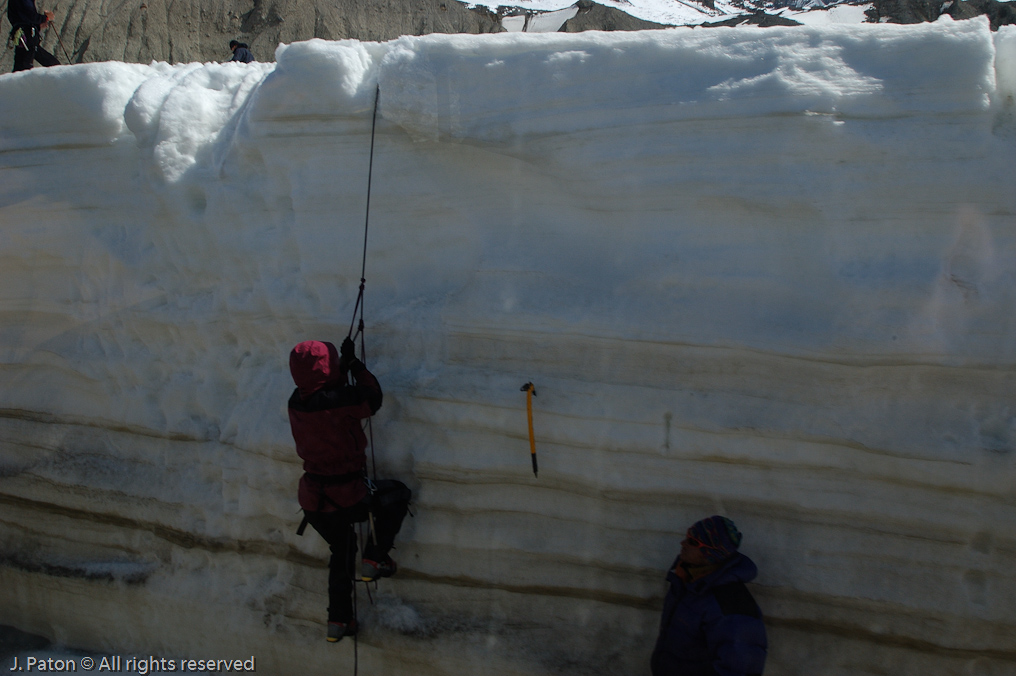 Emergency Crew Practice   Columbia Icefield, Banff National Park, Alberta Canada