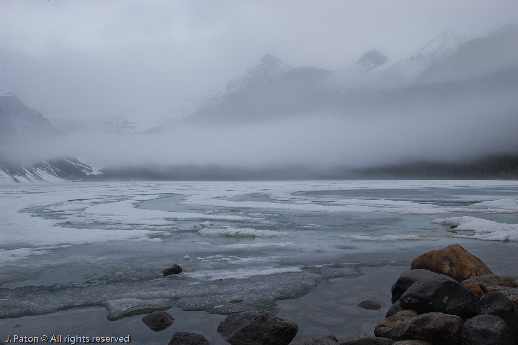 Fog Over Lake Louise   Lake Louise, Banff National Park, Albert, Canada
