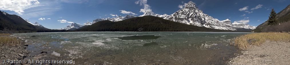 Ice Breaking Up Along the Icefield Parkway   Icefield Parkway, Banff National Park, Alberta Canada