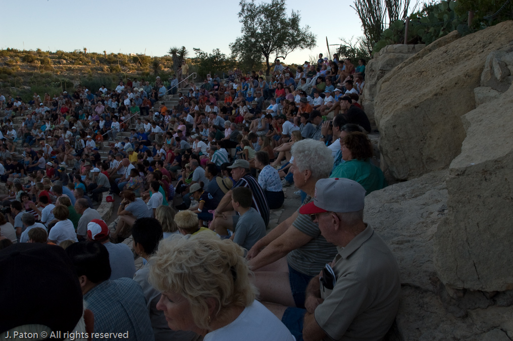 Waiting for the Bats   Carlsbad Caverns National Park, New Mexico