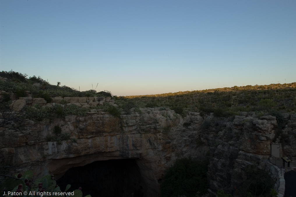Waiting for the Bats   Carlsbad Caverns National Park, New Mexico
