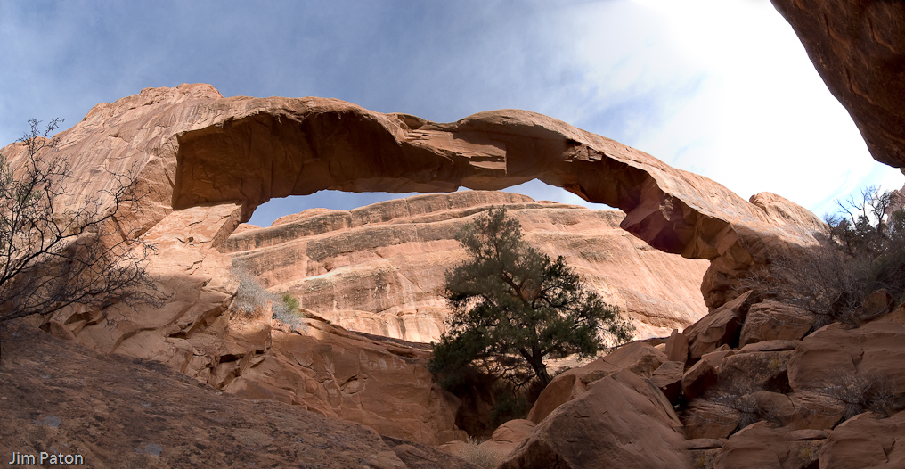 Wall Arch Before the Collapse in August 2008   Arches National Park, Utah