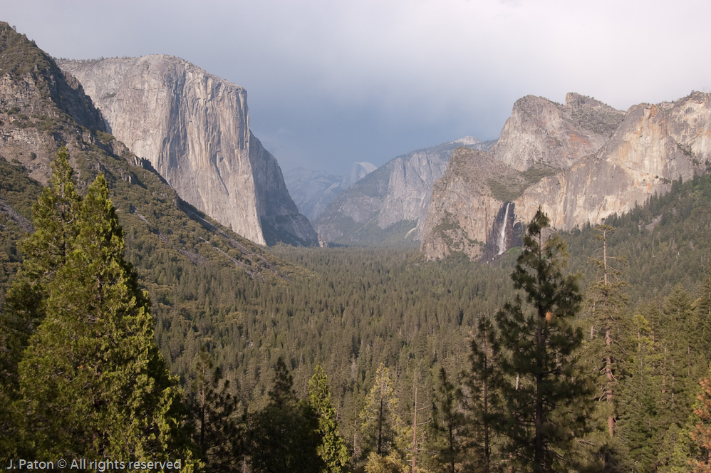 Yosemite Valley from the Tunnel Viewpoint   Yosemite National Park, California