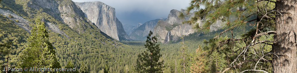 Yosemitey Valley from Tunnel View   Yosemite National Park, California