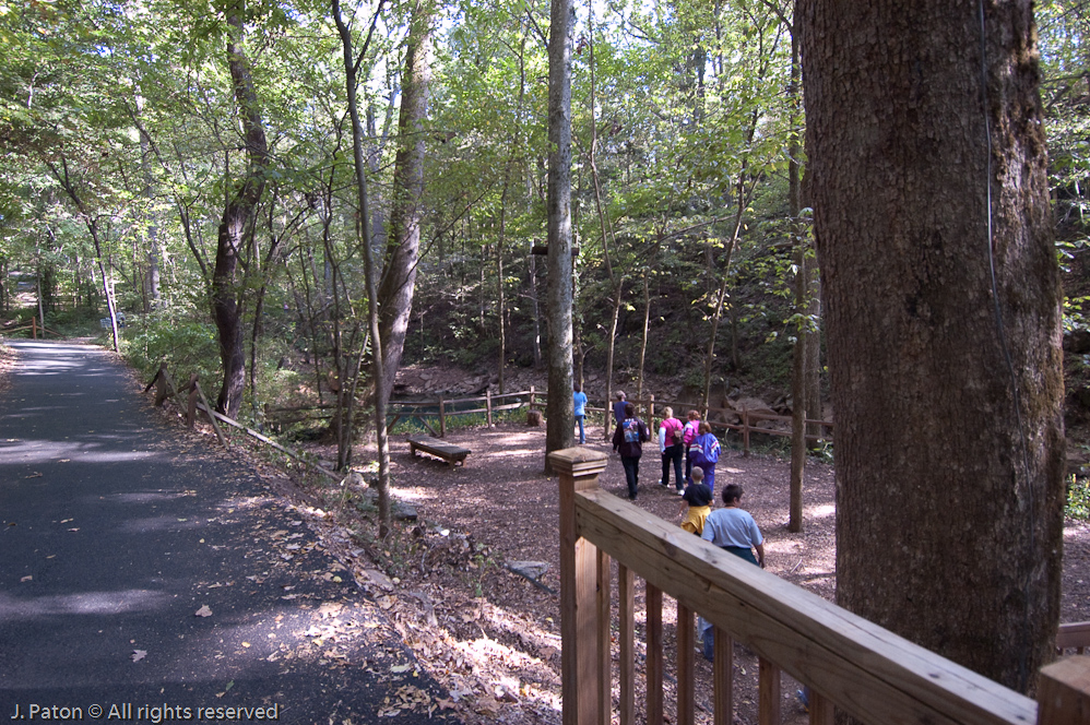 Walking down to the Entrance of the Lost River Cave   Bowling Green, Kentucky