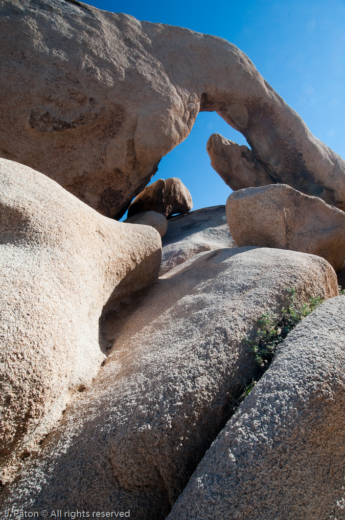 Arch Rock First View   Arch Rock Trail, Joshua Tree National Park, California