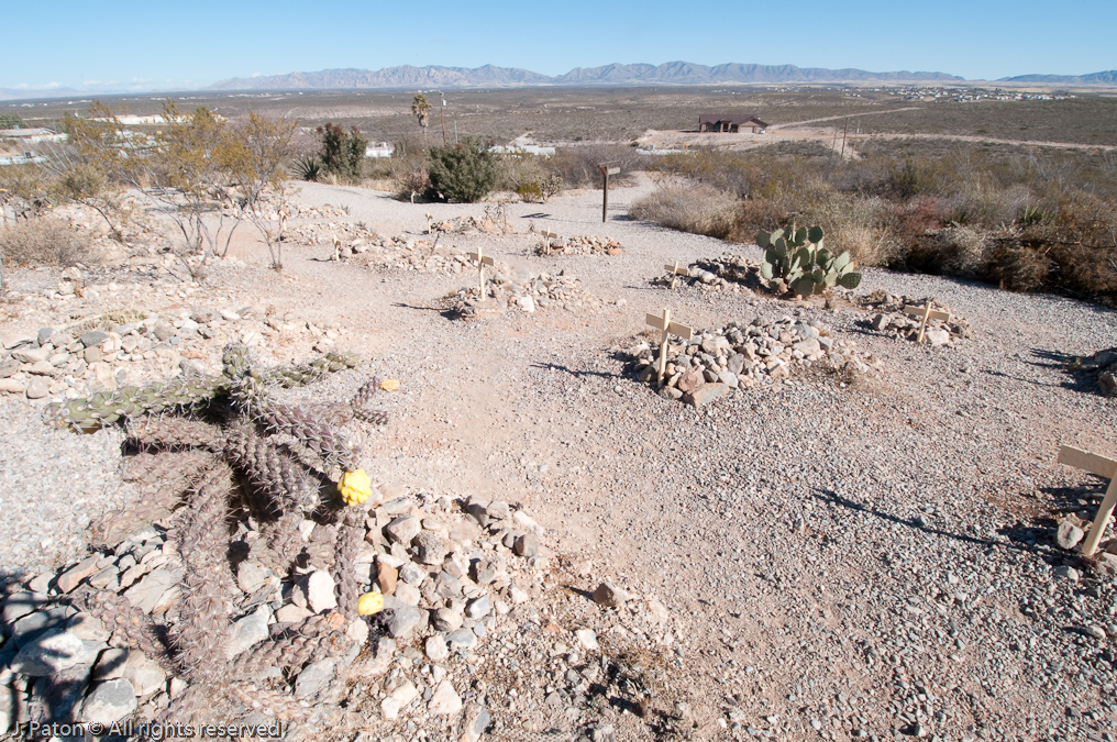 A View Away from the Hill   Boothill Graveyard, Tombstone, Arizona