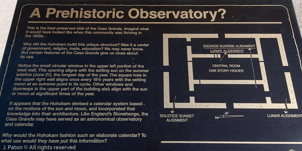 Info   Casa Grande Ruins National Monument, Arizona