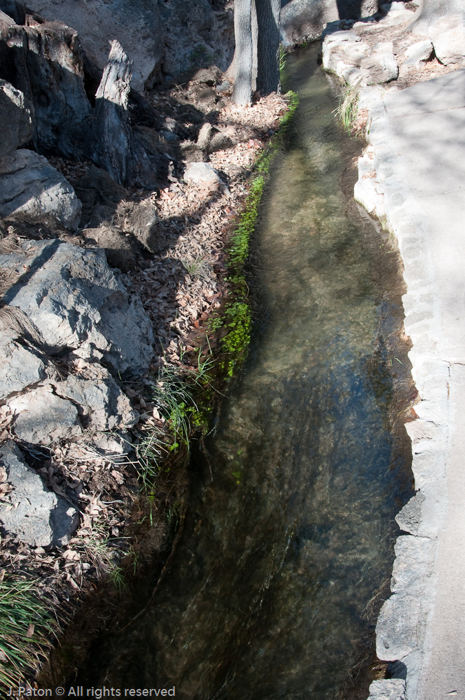 Water Flowing Outside   Montezuma Well, Montezuma Castle National Monument, Arizona
