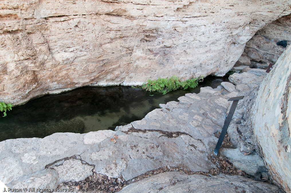 Water Exits The Well -- End of the Trail   Montezuma Well, Montezuma Castle National Monument, Arizona