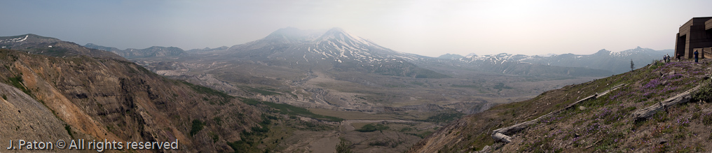 Hazy Day at Mount St. Helens   Mount St. Helens National Volcanic Monument, Washington