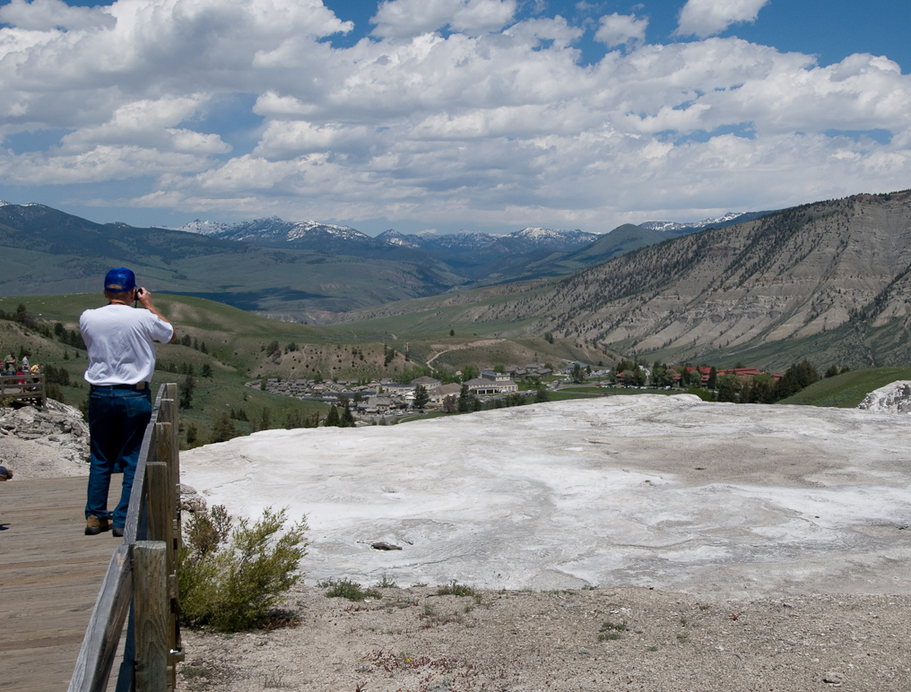 View From Mammoth Area over Roosevelt   Mammoth Hot Springs Area, Yellowstone National Park
