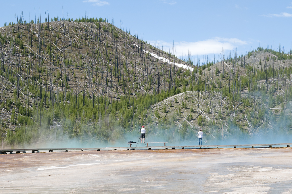 Grand Prismatic Pool   Midway Geyser Basin, Yellowstone National Park