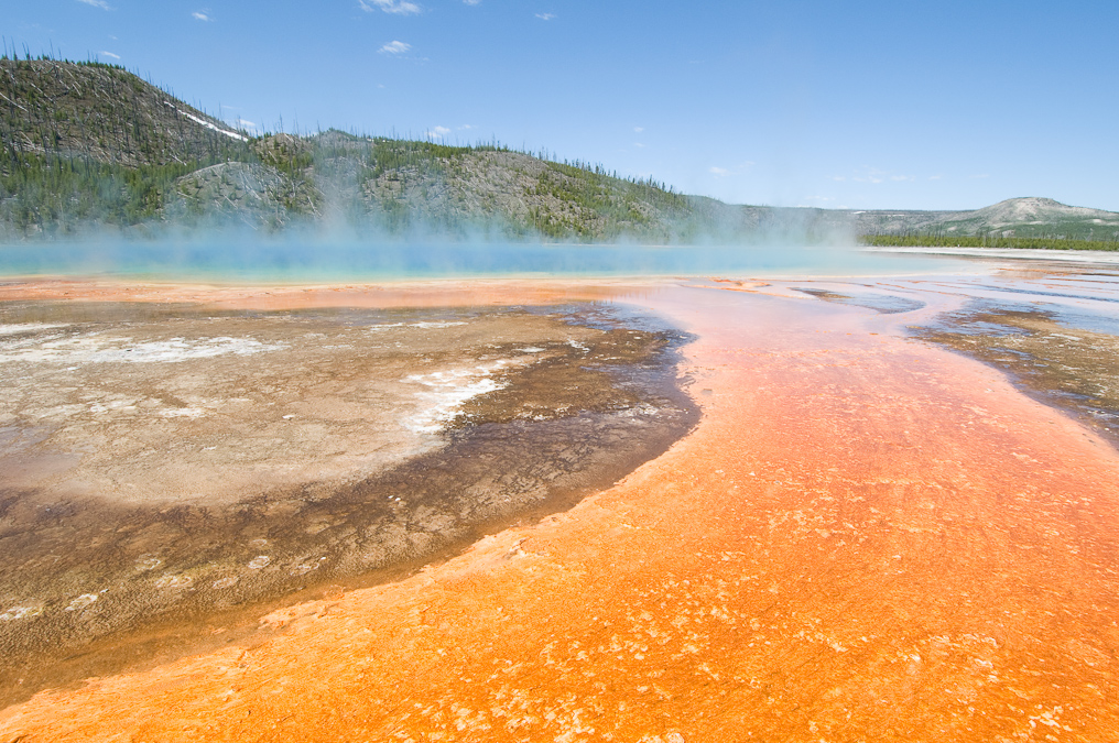 Grand Prismatic Pool   Midway Geyser Basin, Yellowstone National Park