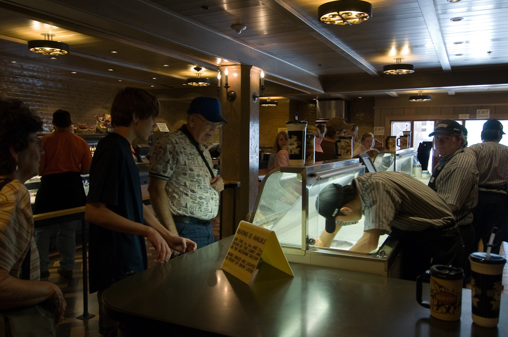 Ice Cream Time!   Upper Geyser Basin, Yellowstone National Park