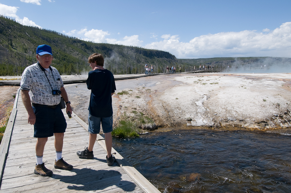    Black Sand Basin,  Yellowstone National Park