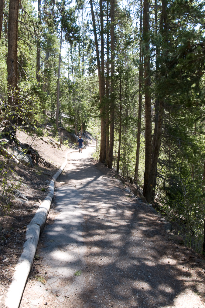 Brad in the Lead   Canyon Area, Yellowstone National Park
