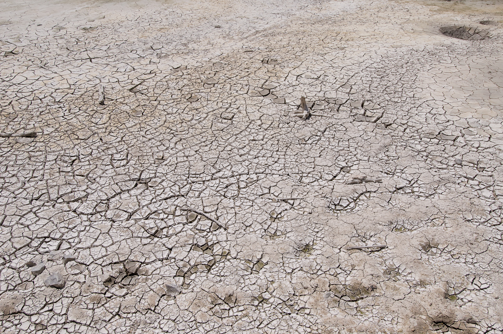Dry Mud   Mud Volcano Area, Yellowstone National Park