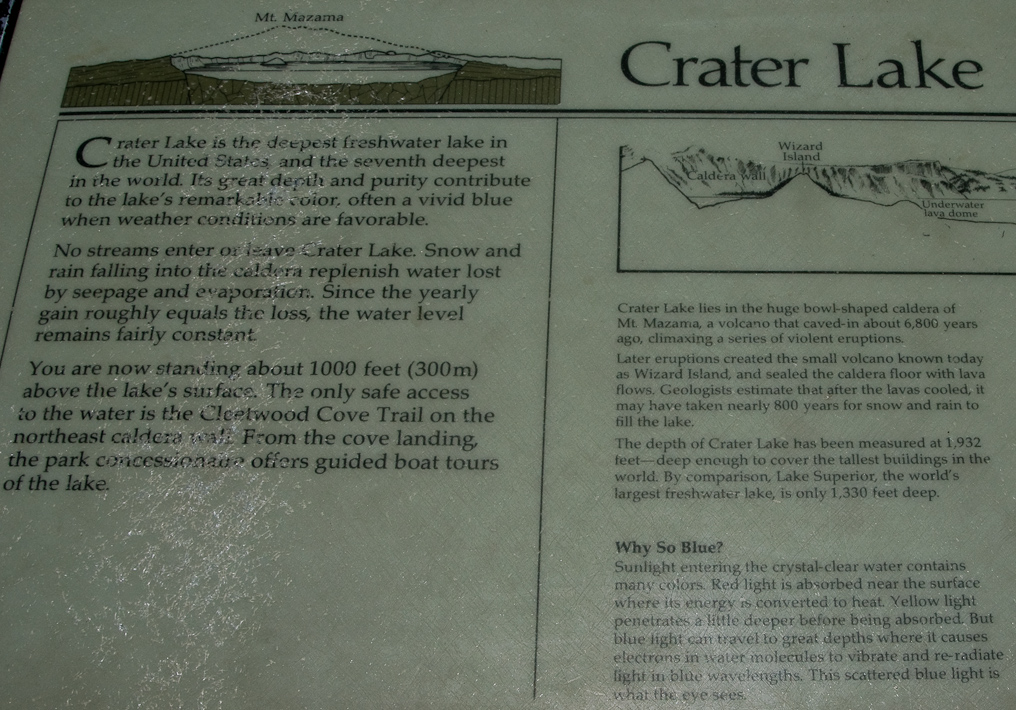 View from Rim Village Area   Crater Lake National Park