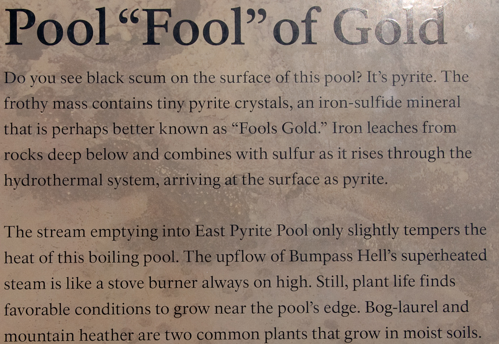 East Pyrite Pool   Lassen Volcanic National Park