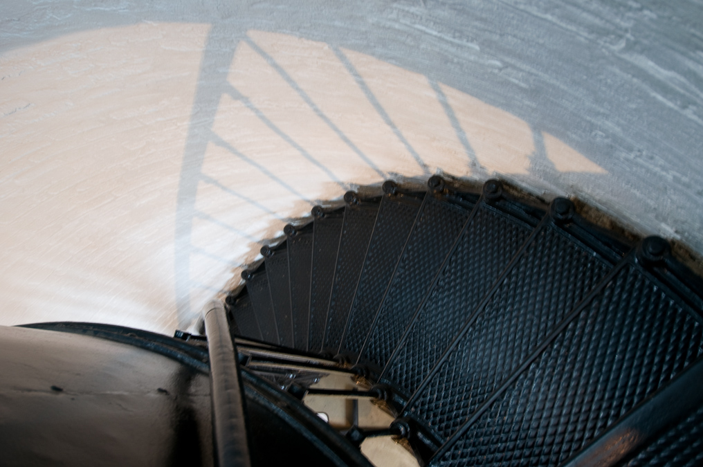 Steps in Cape Meares Lightouse   Cape Meares Oregon State Park