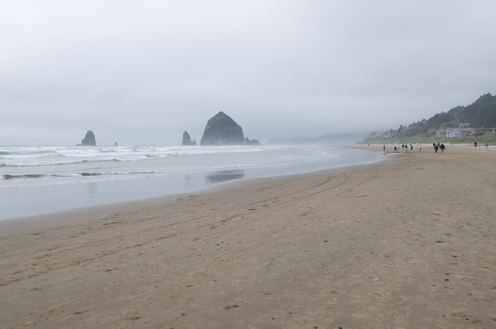 Walking Down to the Haystack   Cannon Beach, Oregon
