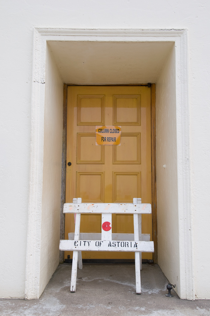 No Climbing the Steps   Astoria, Oregon