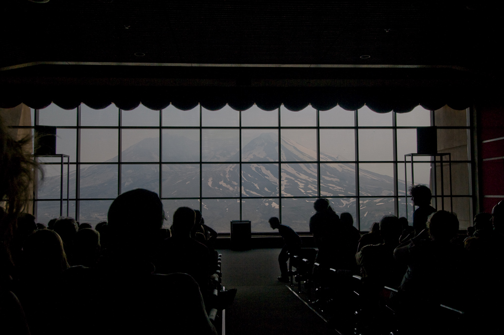 Shade Lifted After the Movie Finishes   Mount St. Helens National Volcanic Monument