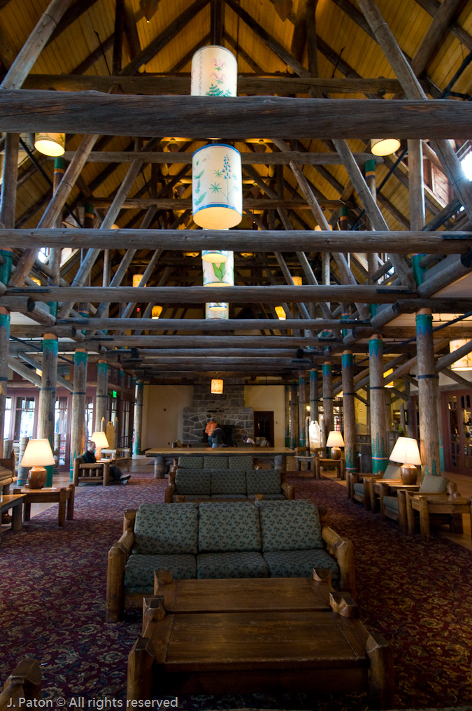 Paradise Inn Lobby   Mount Rainier National Park