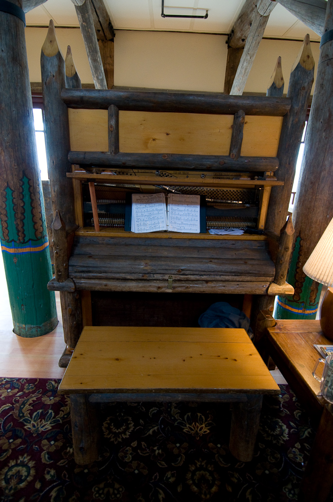 Piano at Paradise Inn   Mount Rainier National Park