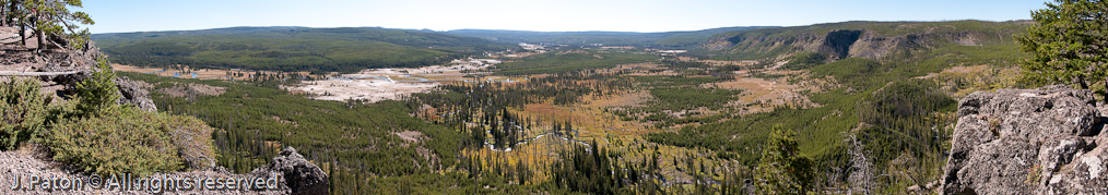 Biscuit Basin Overlook   Biscuit Basin, Yellowstone National Park, Wyoming