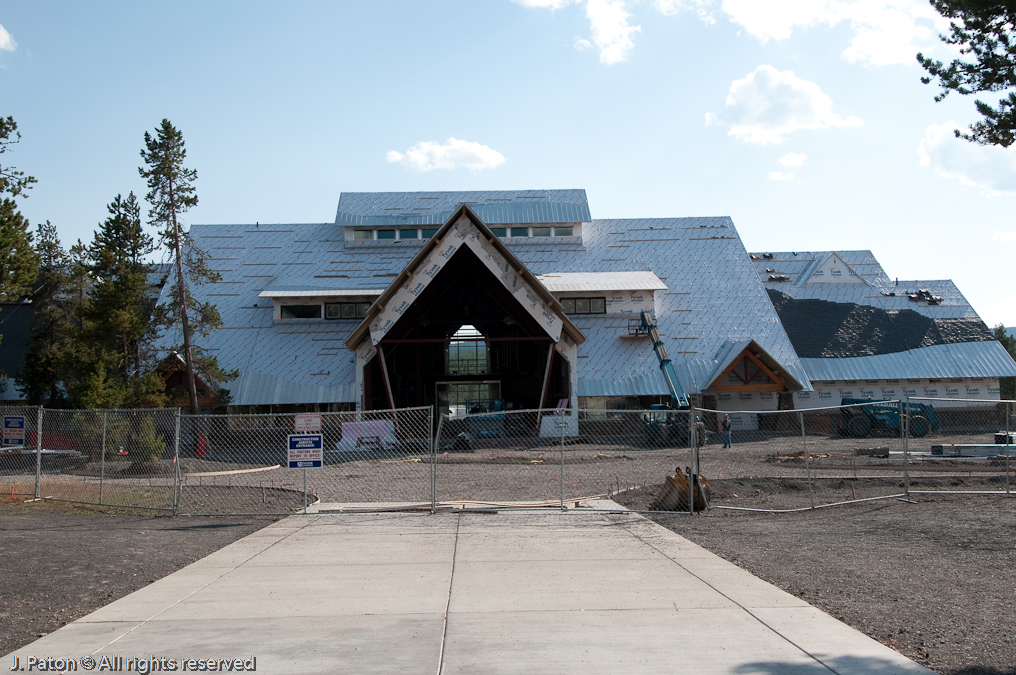New Old Faithful Visitors Center   Upper Geyser Basin, Yellowstone National Park, Wyoming