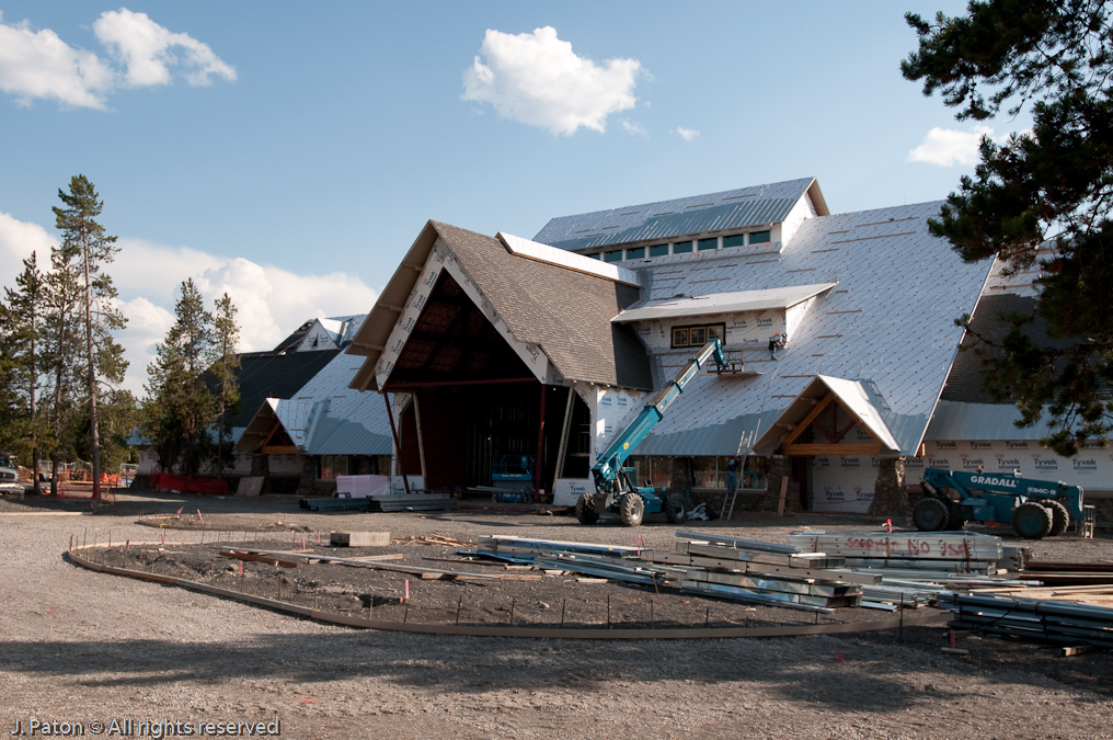 New Old Faithful Visitors Center   Upper Geyser Basin, Yellowstone National Park, Wyoming