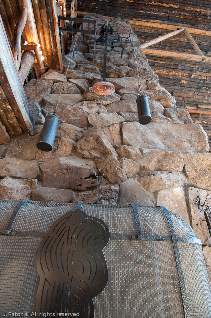Chimney and Clock   Old Faithful Inn, Upper Geyser Basin, Yellowstone National Park