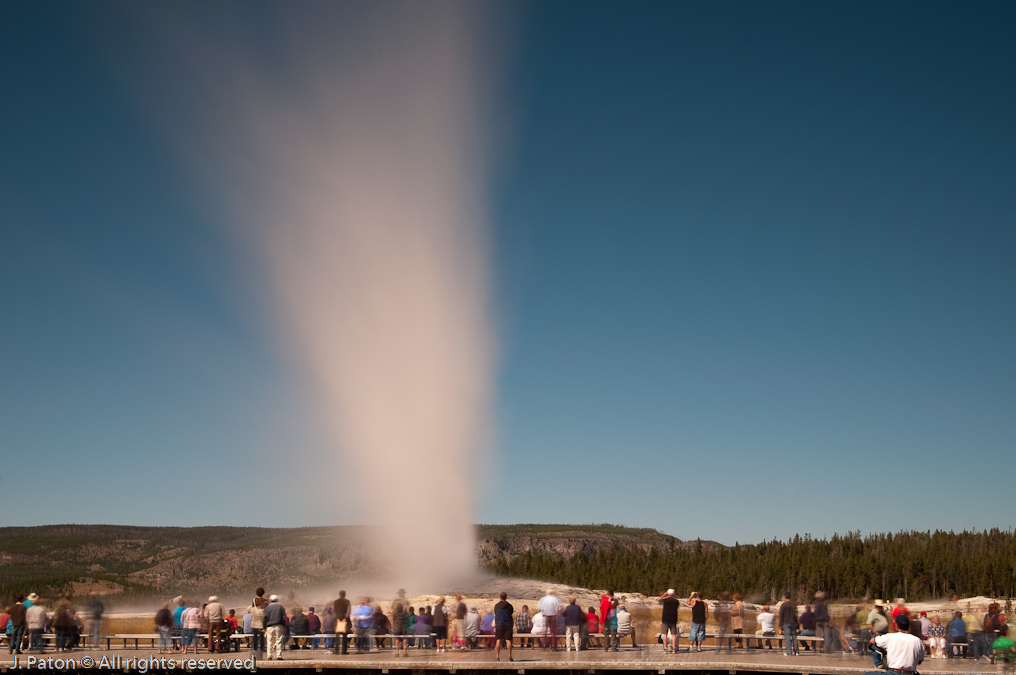 Old Faithful Long Exposure   Upper Geyser Basin, Yellowstone National Park, Wyoming
