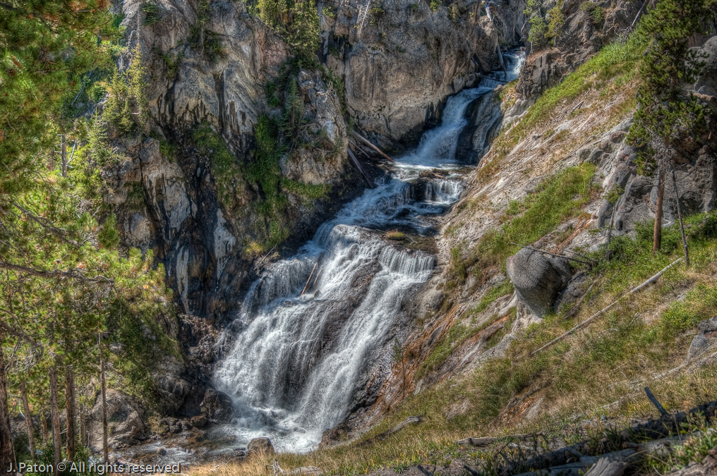 Mystic Falls   Biscuit Basin, Yellowstone National Park, Wyoming