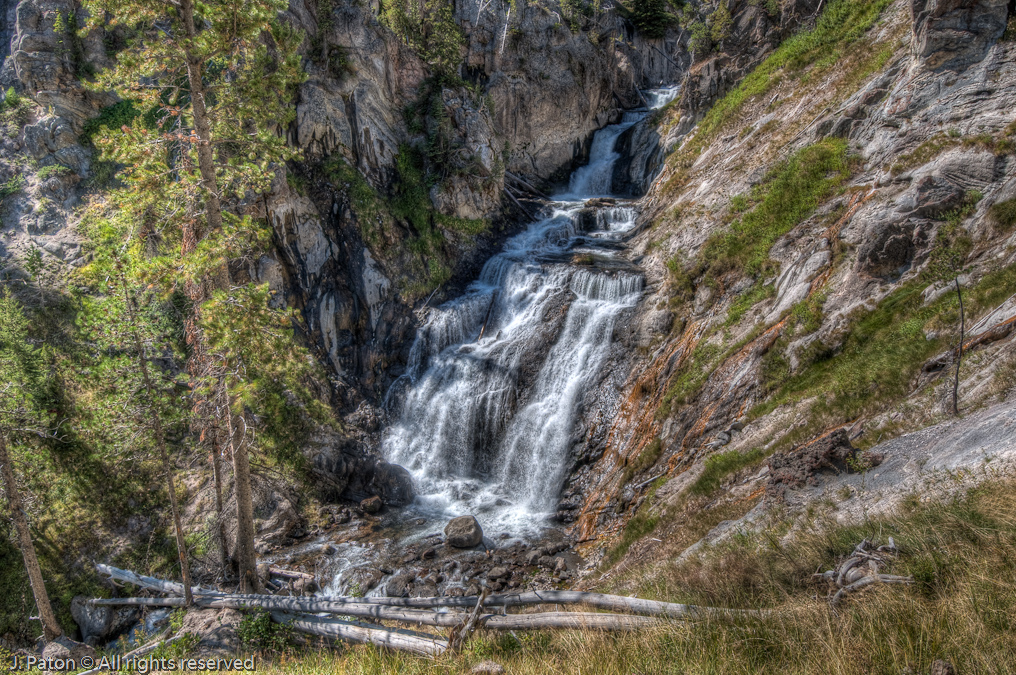 Mystic Falls   Biscuit Basin, Yellowstone National Park, Wyoming
