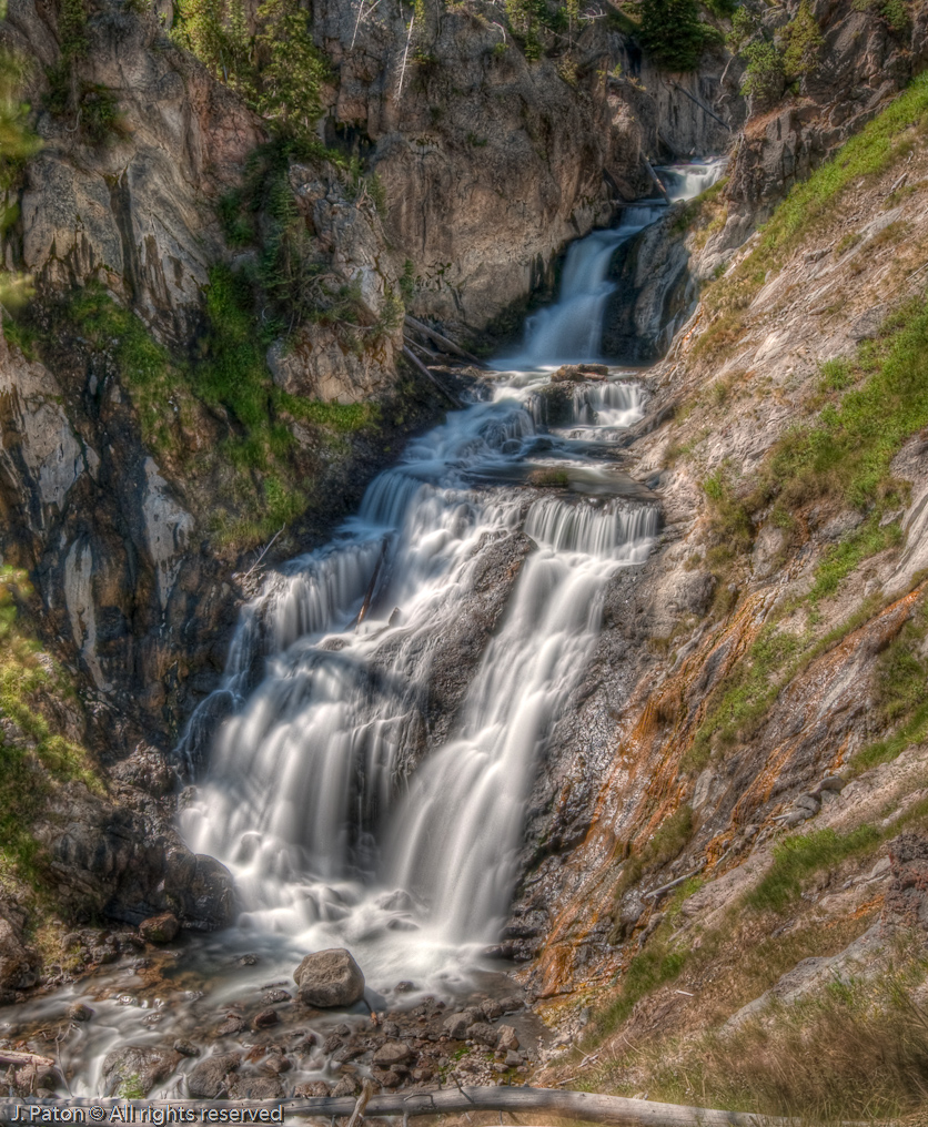 Mystic Falls   Biscuit Basin, Yellowstone National Park, Wyoming