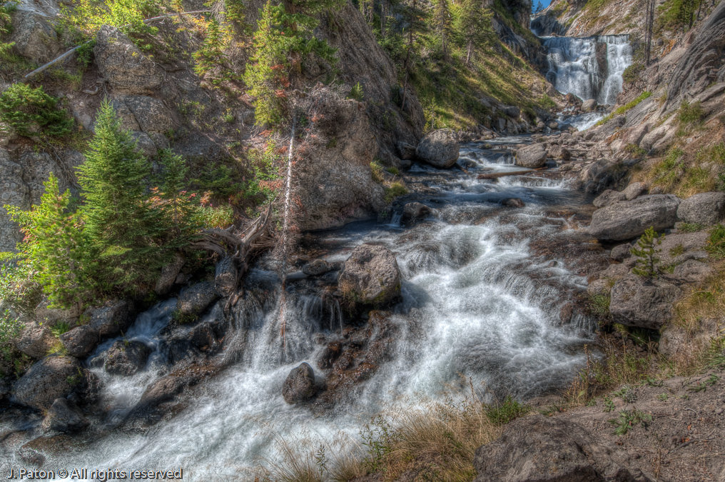 Mystic Falls   Biscuit Basin, Yellowstone National Park, Wyoming