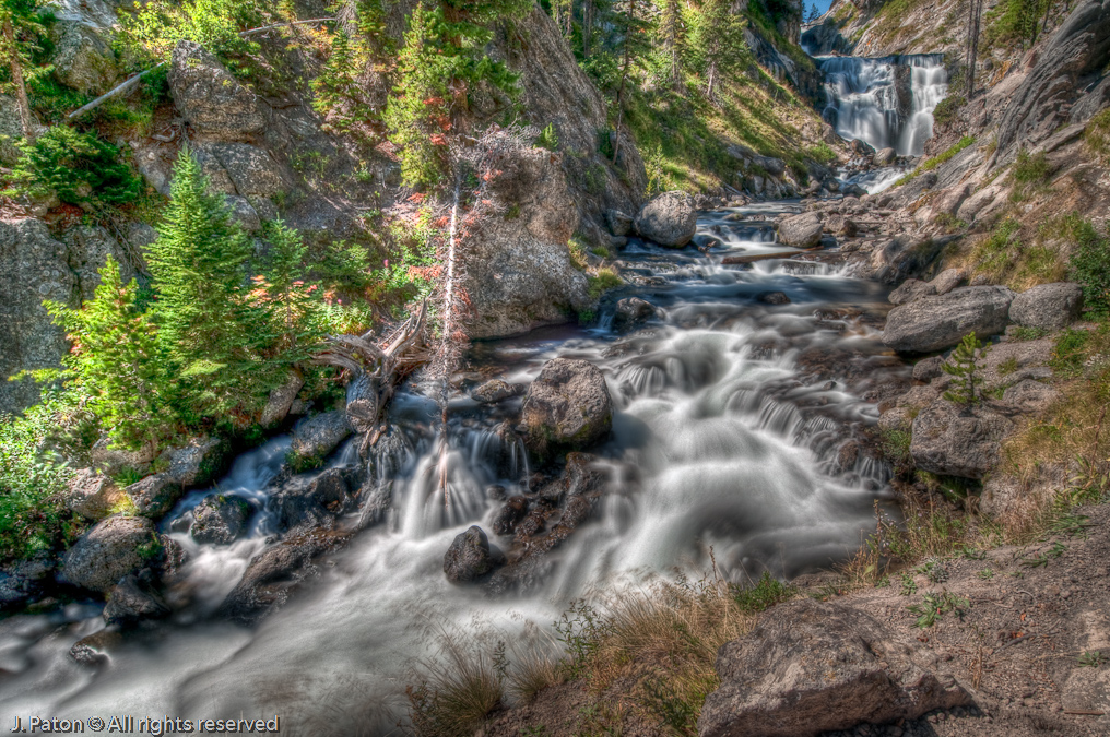 Mystic Falls   Biscuit Basin, Yellowstone National Park, Wyoming