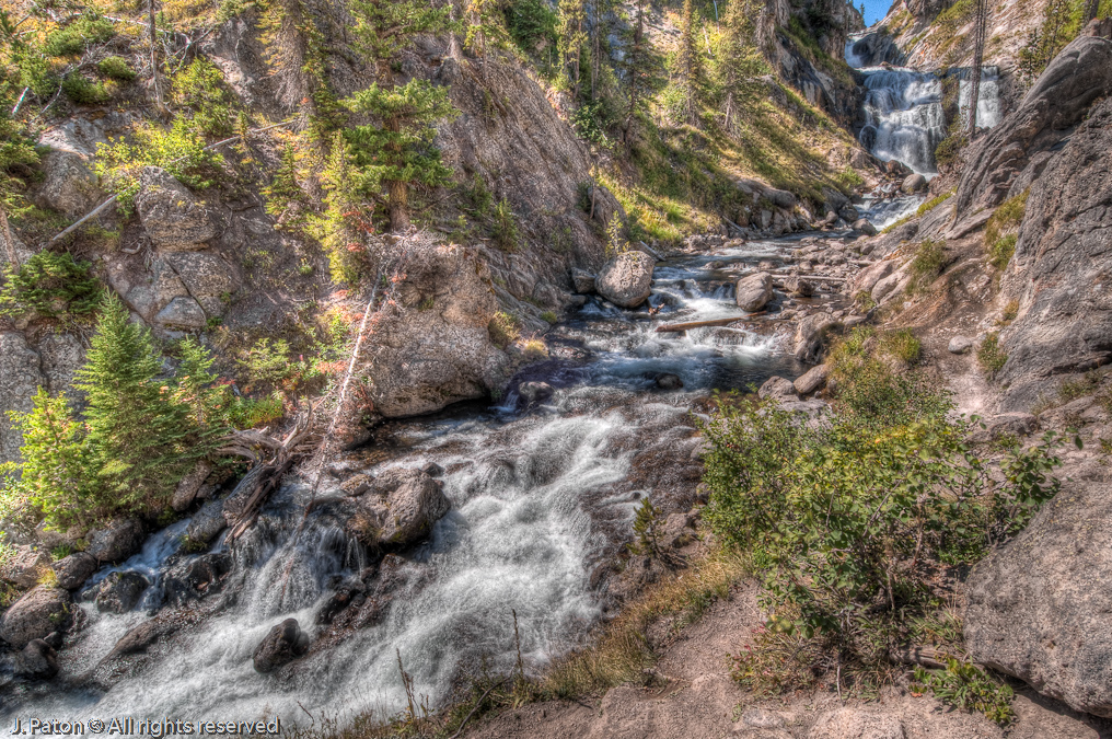 Mystic Falls   Biscuit Basin, Yellowstone National Park, Wyoming