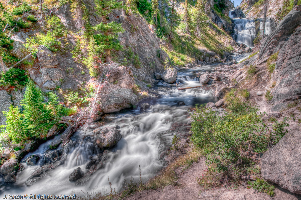 Mystic Falls   Biscuit Basin, Yellowstone National Park, Wyoming